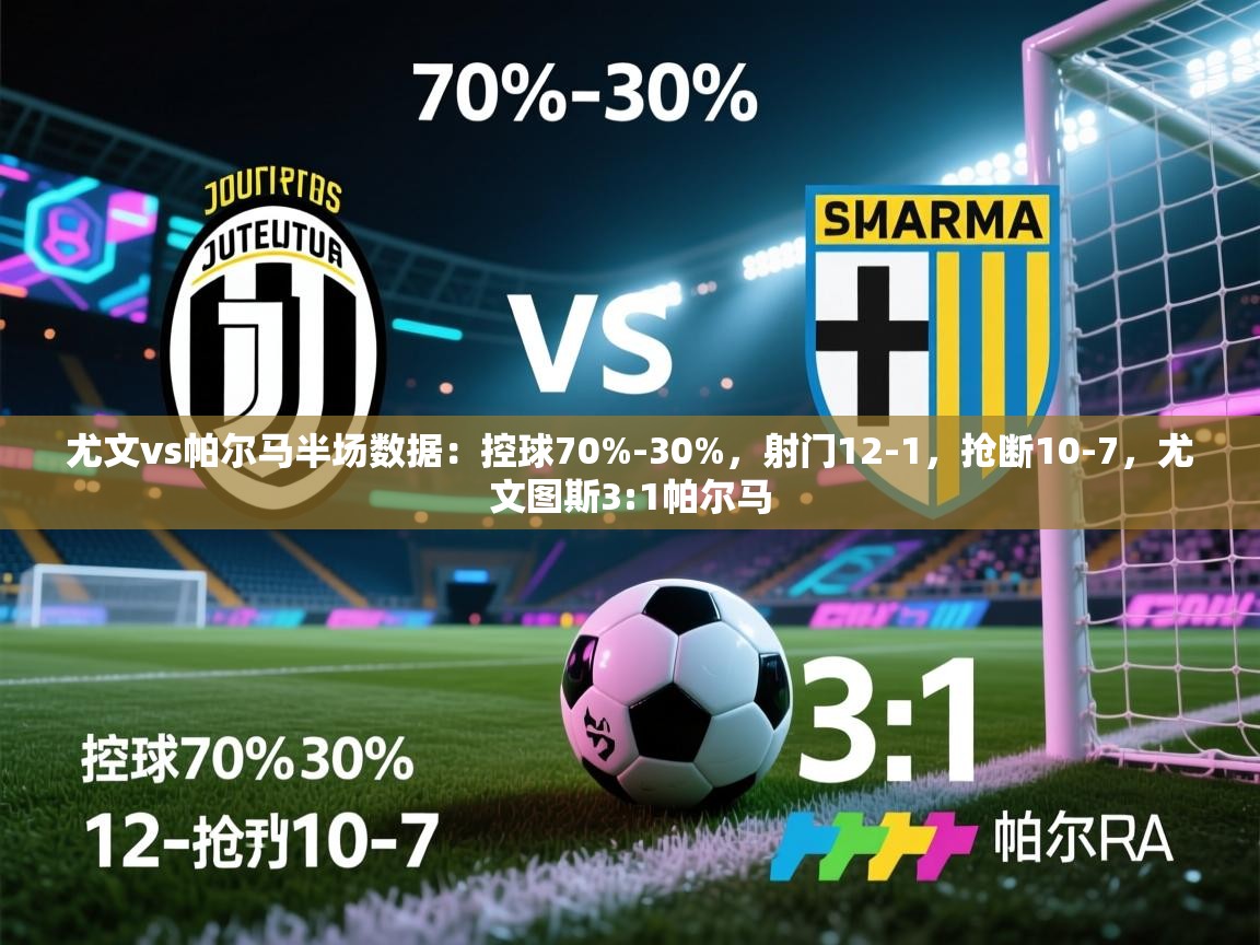 蓝鲸体育足球直播-尤文vs帕尔马半场数据：控球70%-30%，射门12-1，抢断10-7，尤文图斯3:1帕尔马